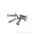 Amazone ከፍተኛ ጥራት ክብ hex Titanium Screw M5